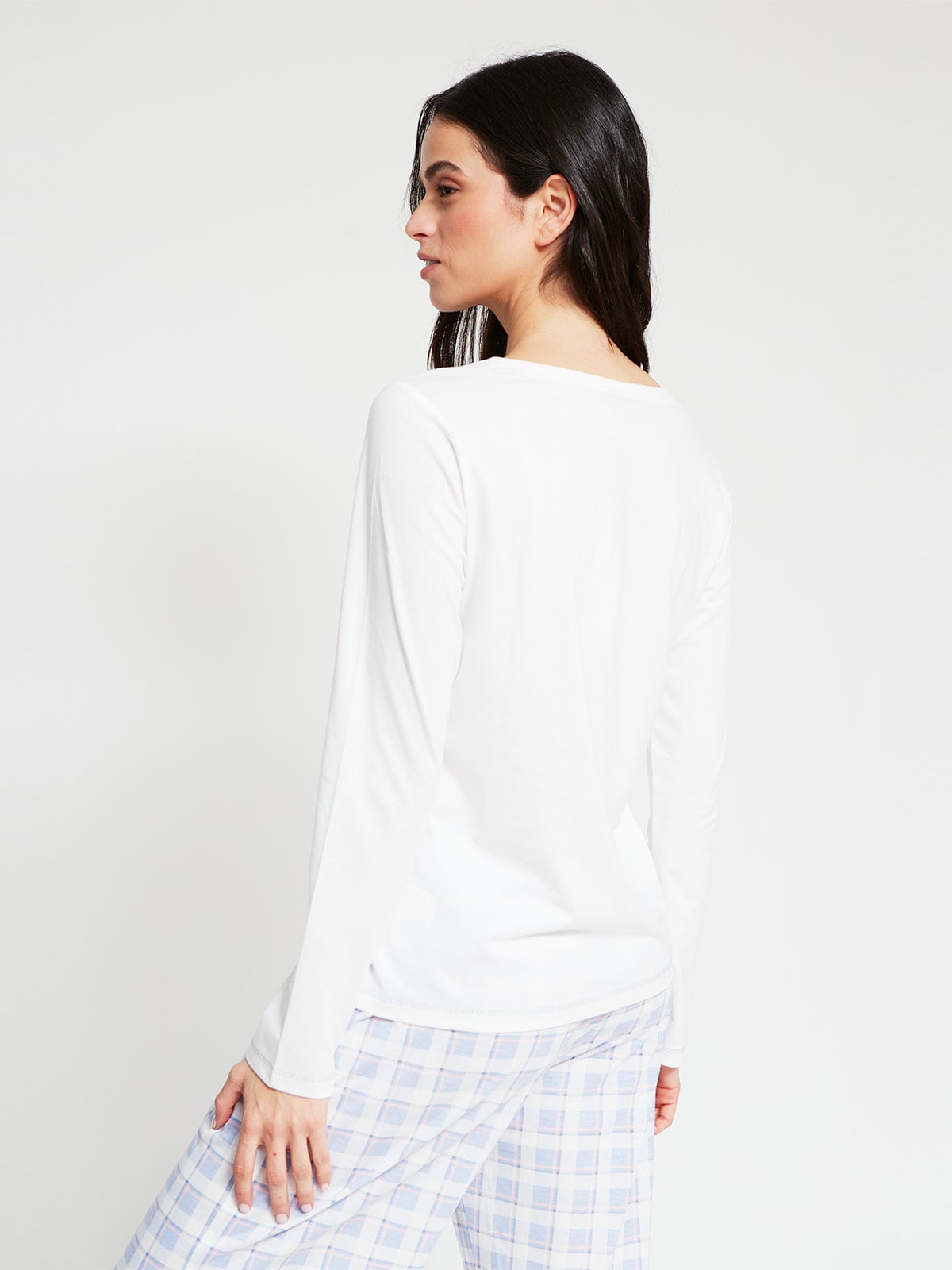 TOP PIJAMA MANGA LARGA MUJER INDEX PRINT - 2