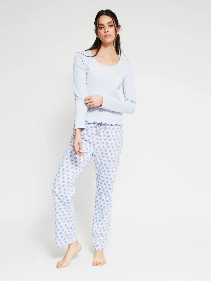 PANTALÓN PIJAMA LARGO RECTO MUJER INDEX - 4