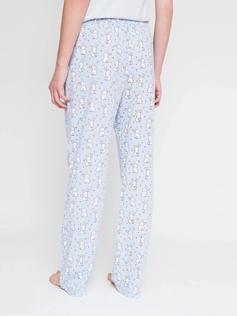 PANTALÓN PIJAMA RECTO MUJER INDEX - 2