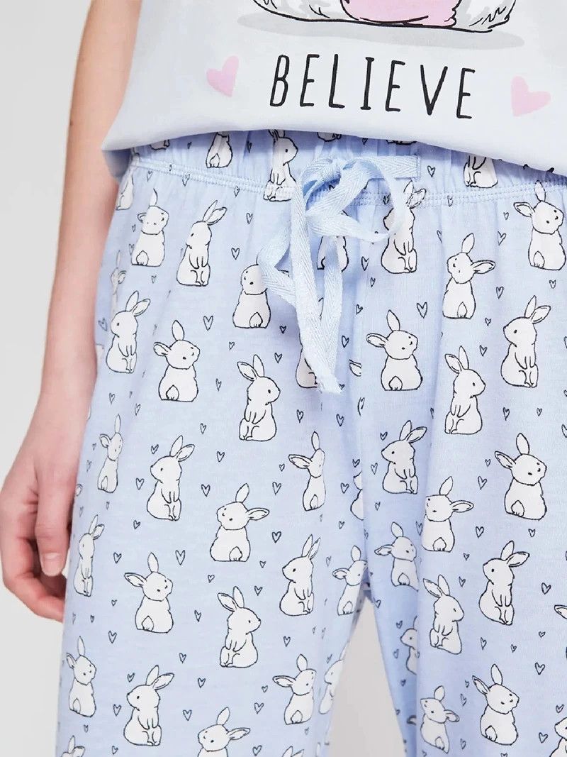 PANTALÓN PIJAMA RECTO MUJER INDEX - 3
