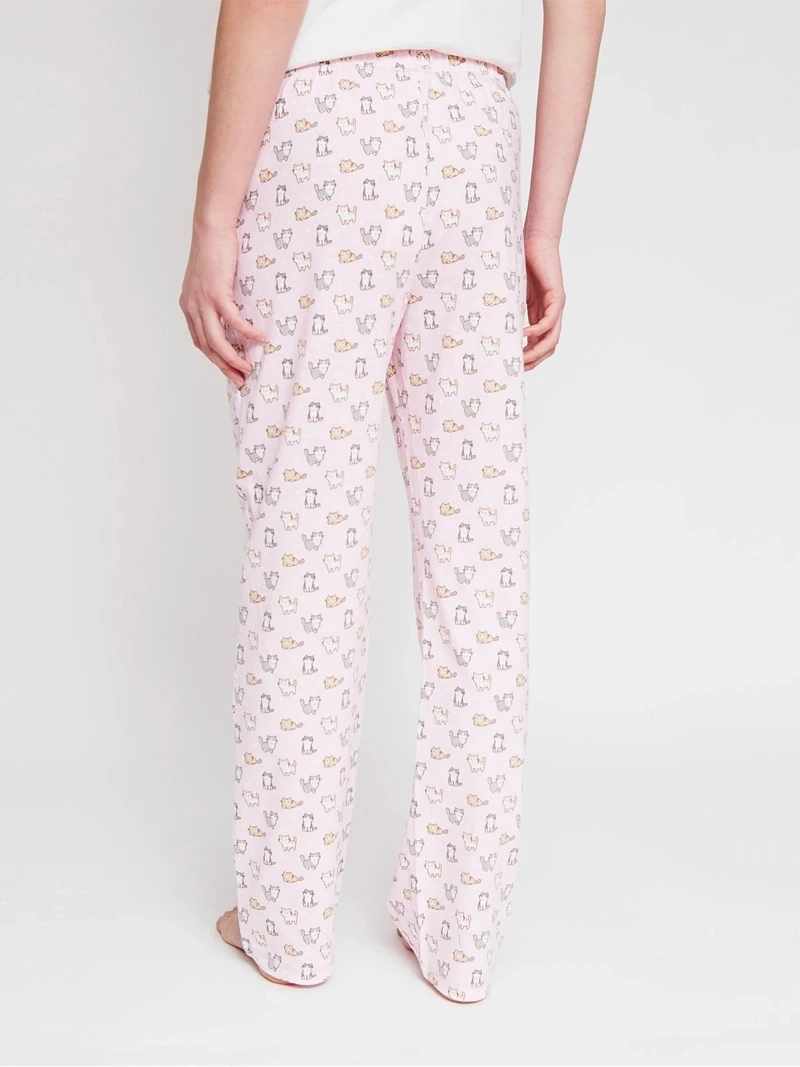 PANTALÓN PIJAMA RECTO MUJER INDEX - 2