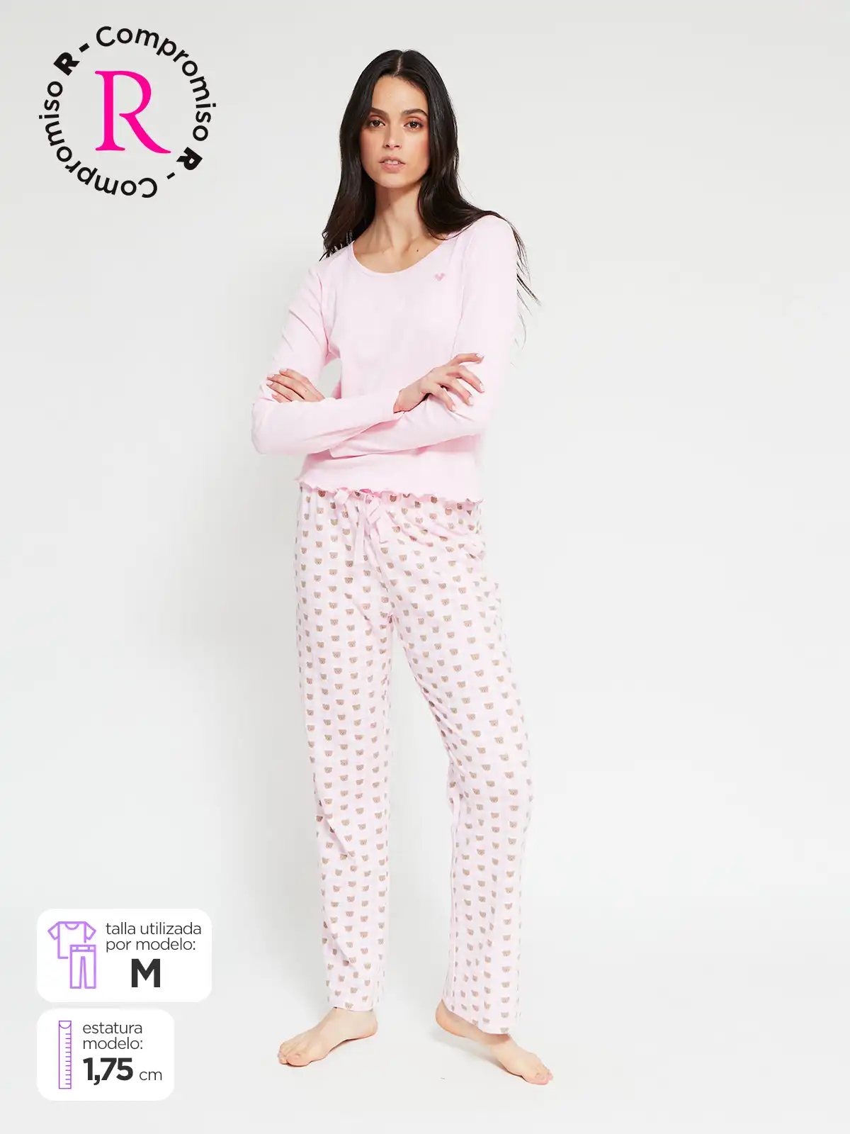 PIJAMA MANGA LARGA RECTO MUJER INDEX - 1