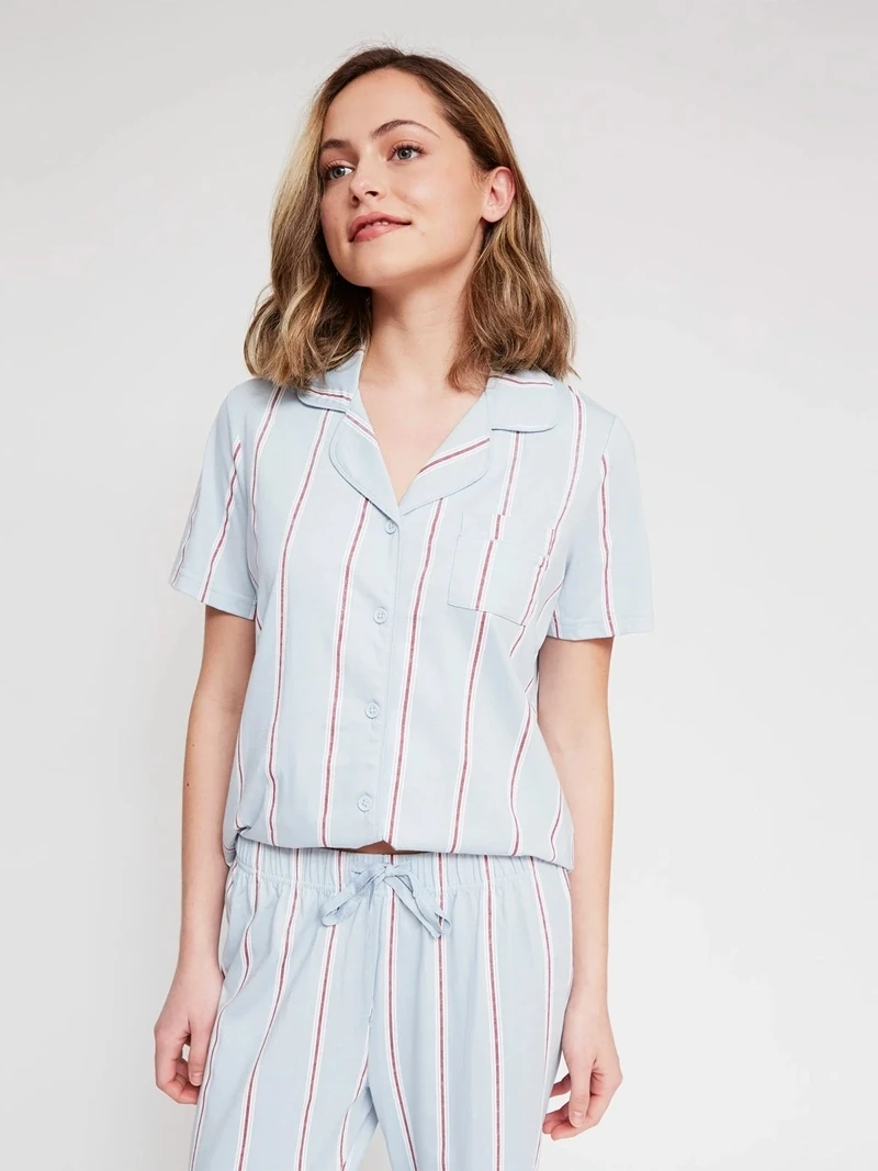 PIJAMA CAMISERA MANGA CORTA MUJER INDEX - 3
