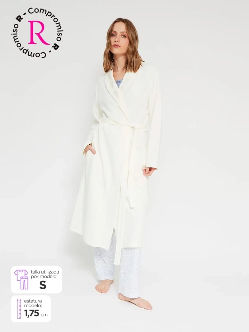 BATA MUJER AZIZ ECRU QUILT - 1