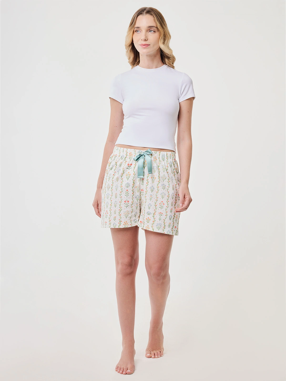 SHORT DE PIJAMA MUJER MARQUIS FLORES - 5