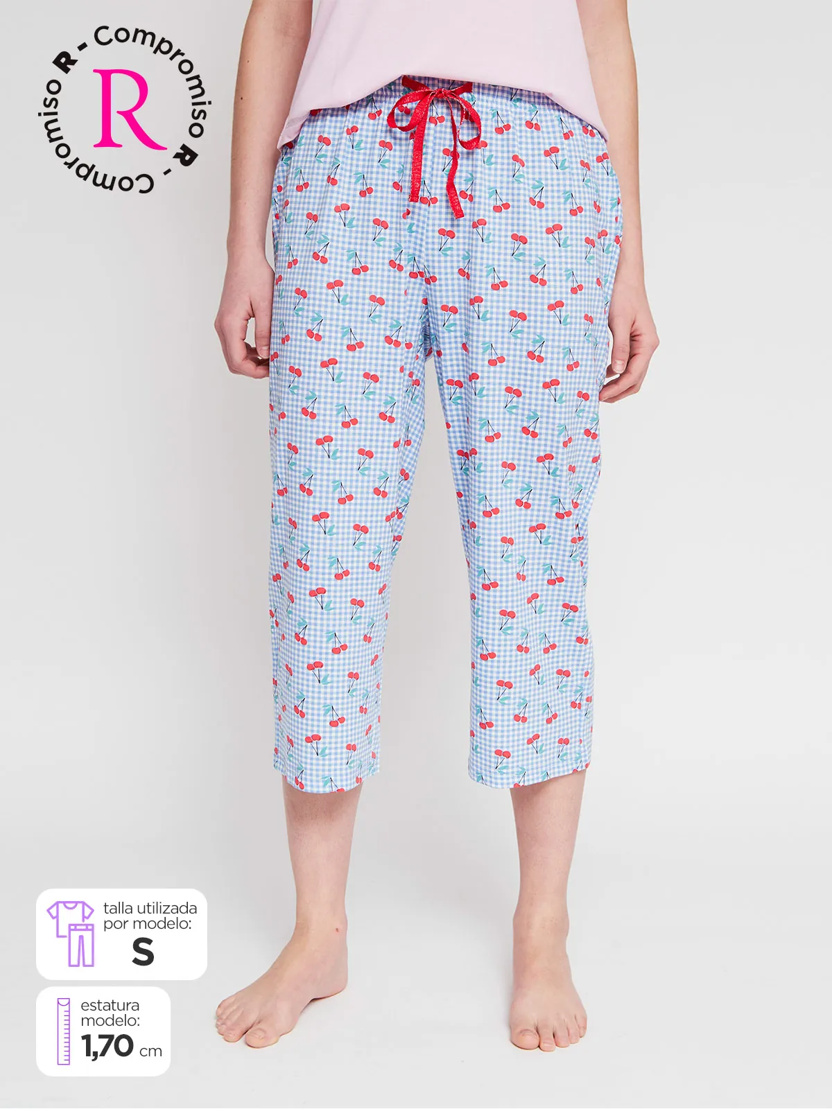 BOTTOM PIJAMA MUJER INDEX CAPRI - 1