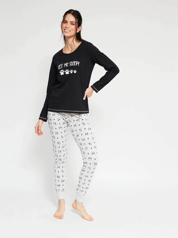 PANTALÓN PIJAMA PUÑO MUJER INDEX - 4
