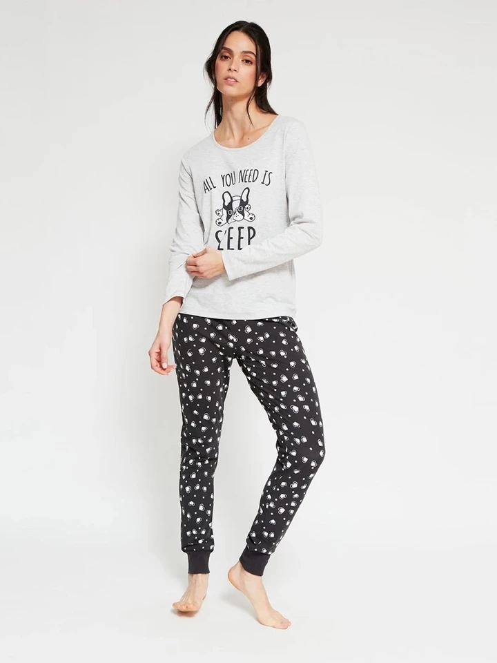 PANTALÓN PIJAMA PUÑO MUJER INDEX - 4