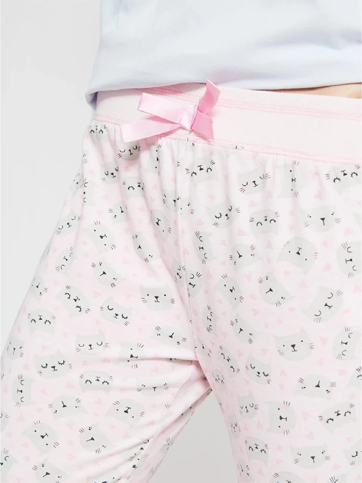 PANTALÓN PIJAMA PUÑO MUJER INDEX - 3