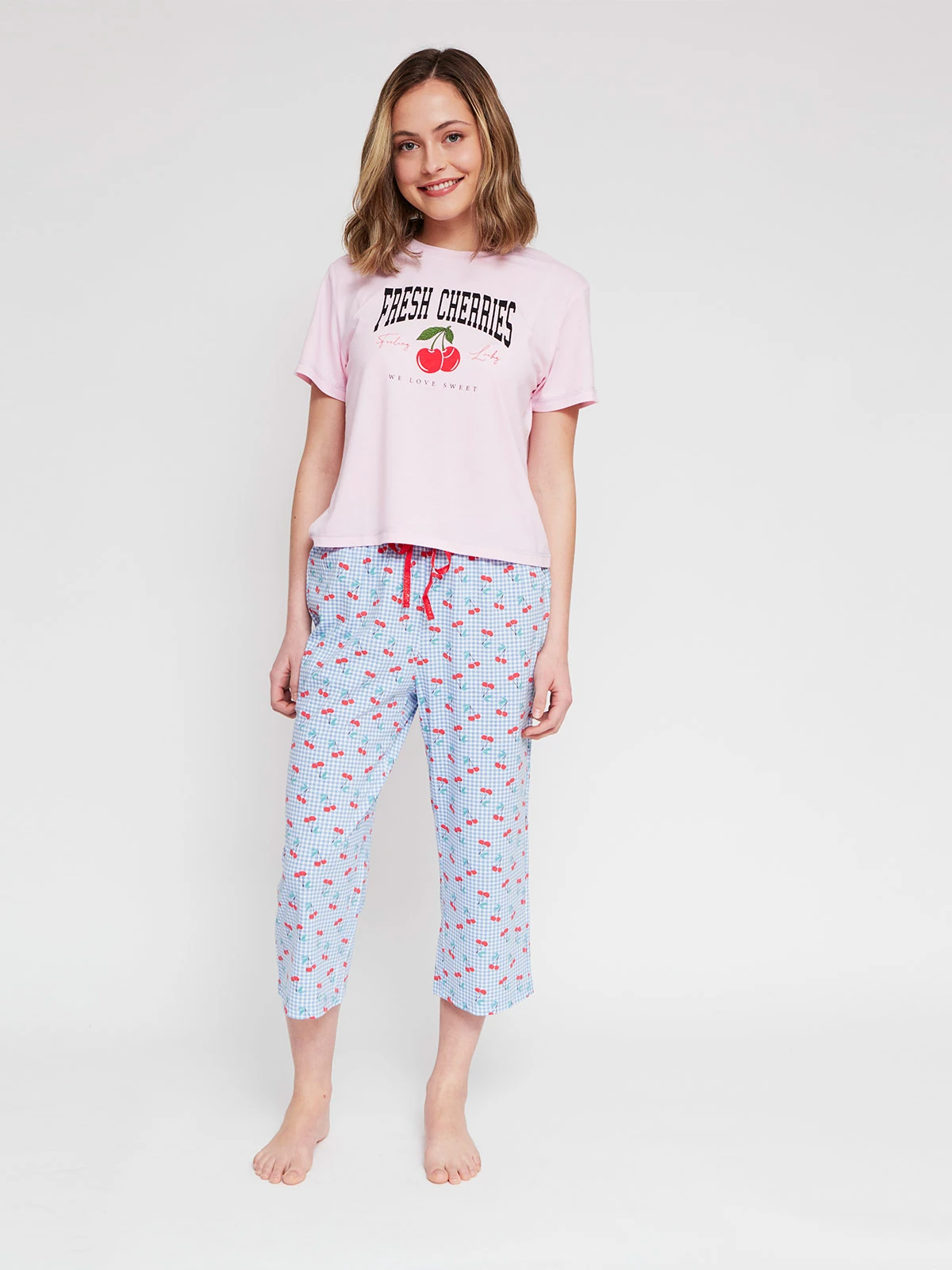 TOP PIJAMA MANGA CORTA MUJER INDEX - 4