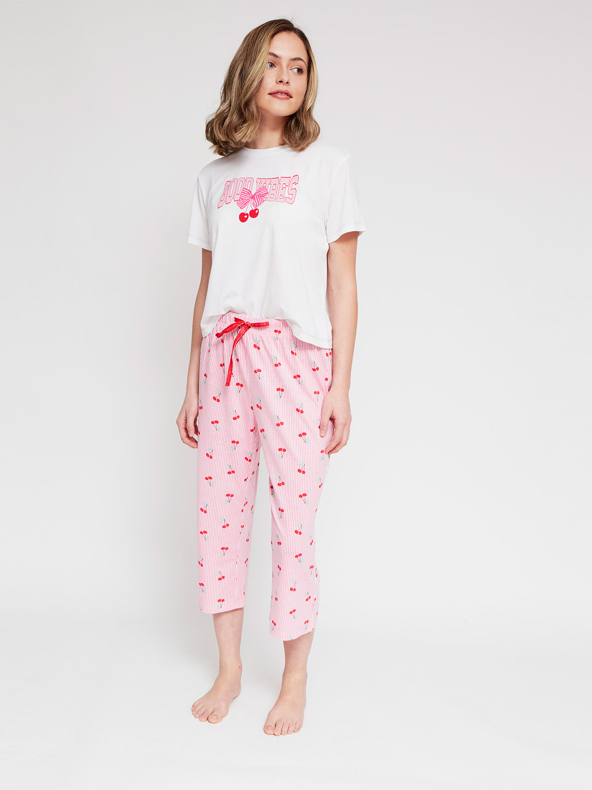 TOP PIJAMA MANGA CORTA MUJER INDEX - 4