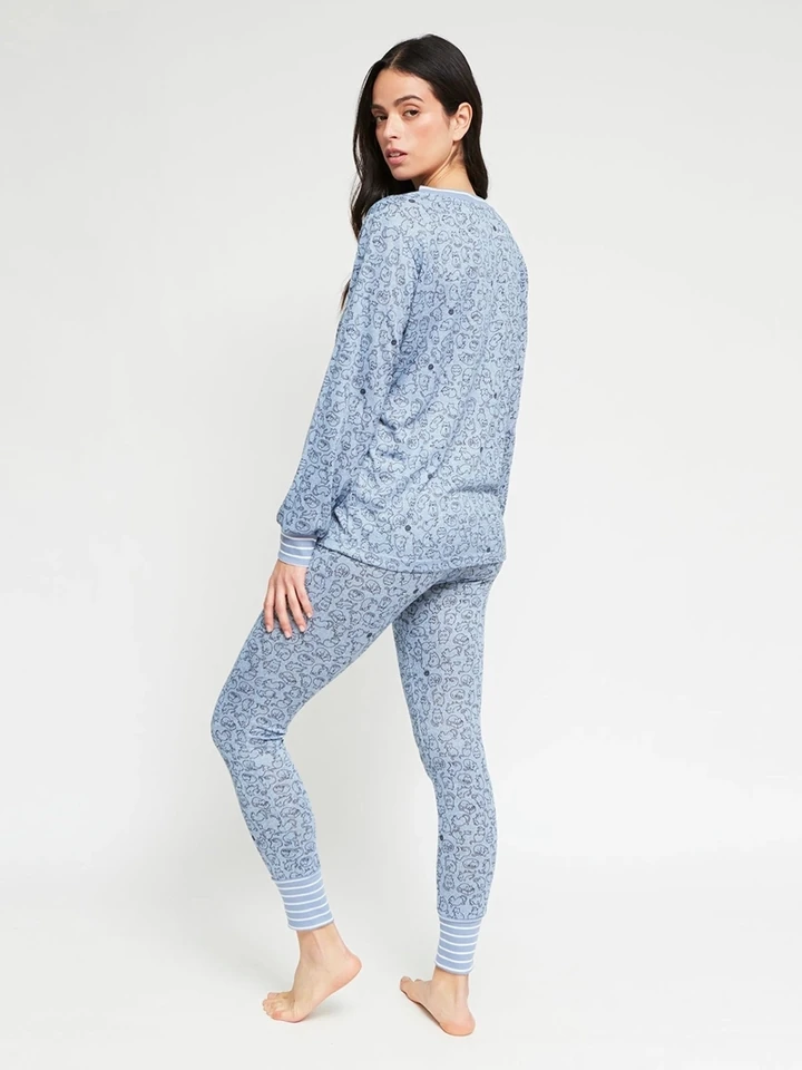 PIJAMA MANGA LARGA MUJER INDEX - 2