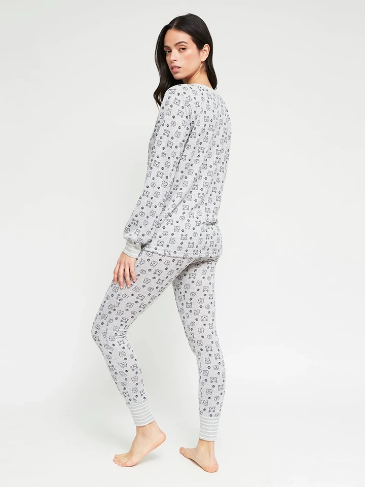 PIJAMA MANGA LARGA MUJER INDEX - 2