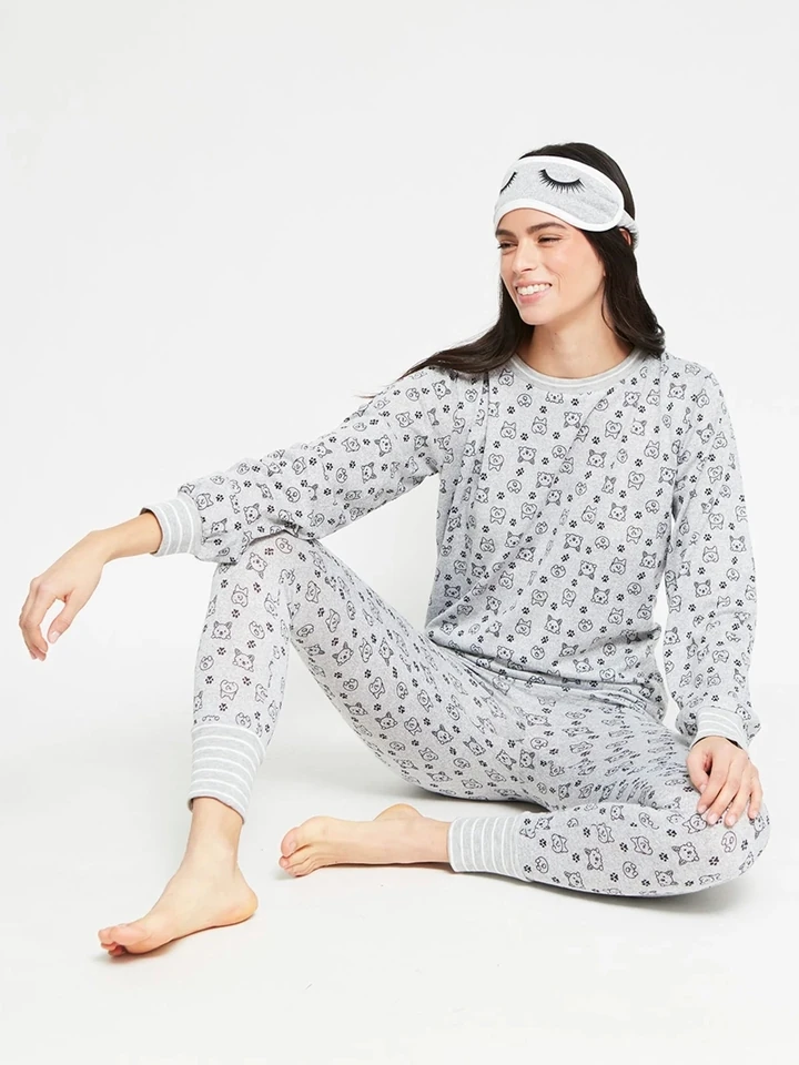 PIJAMA MANGA LARGA MUJER INDEX - 5