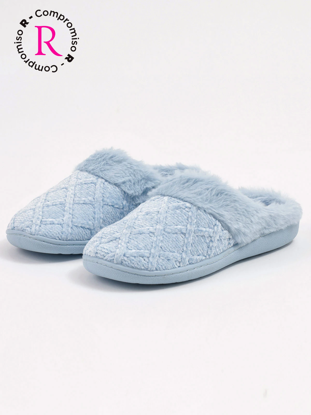 PANTUFLA MUJER AZIZ TRENZA - 1