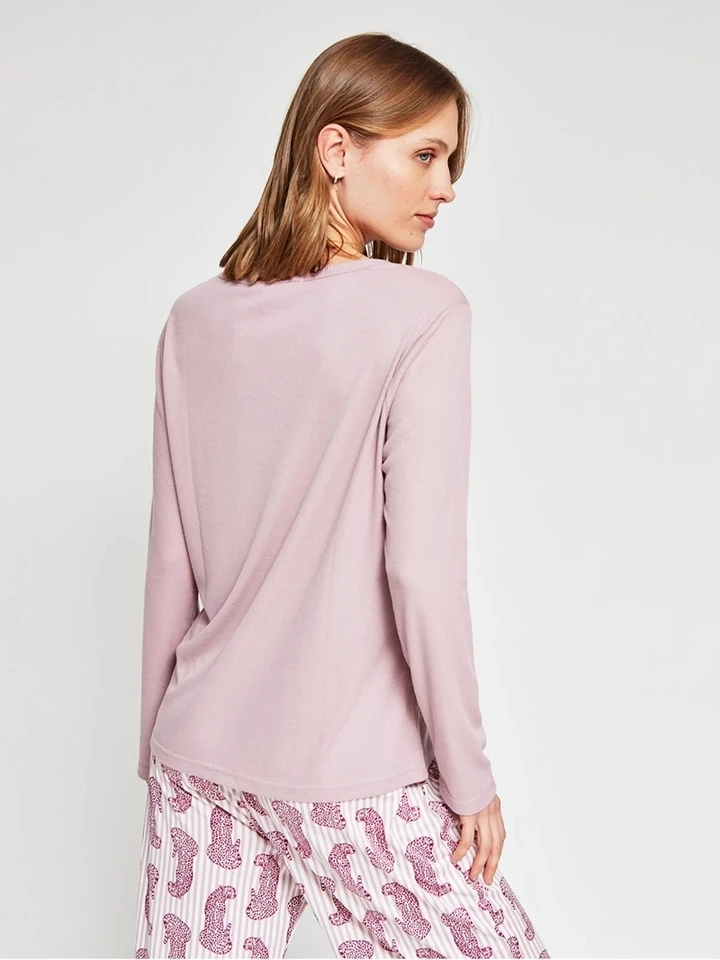 POLO PIJAMA MANGA LARGA MUJER MARQUIS - 2