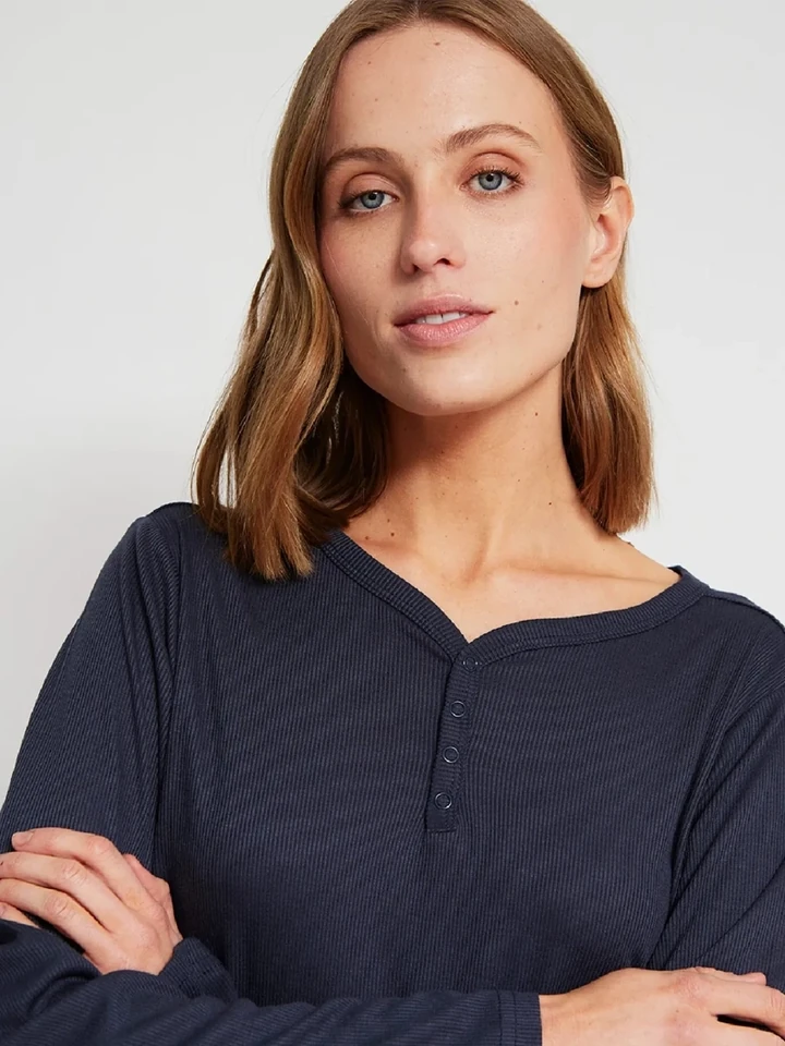 POLO PIJAMA MANGA LARGA MUJER MARQUIS - 3