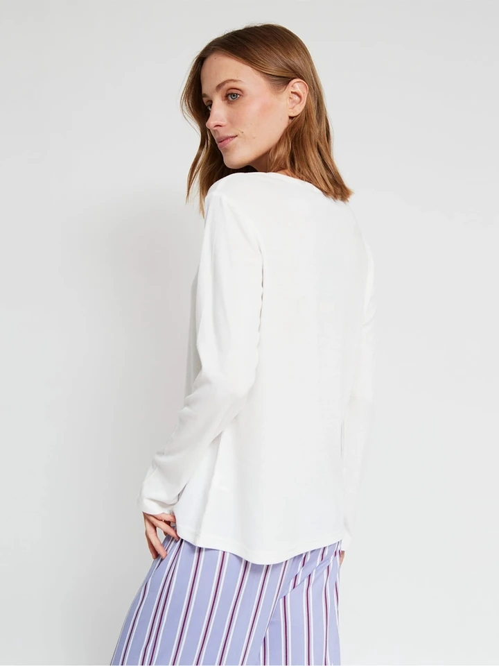POLO PIJAMA MANGA LARGA MUJER MARQUIS - 2