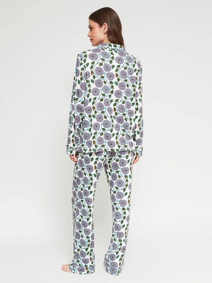 PIJAMA MANGA LARGA MUJER MARQUIS BOTONES - 2