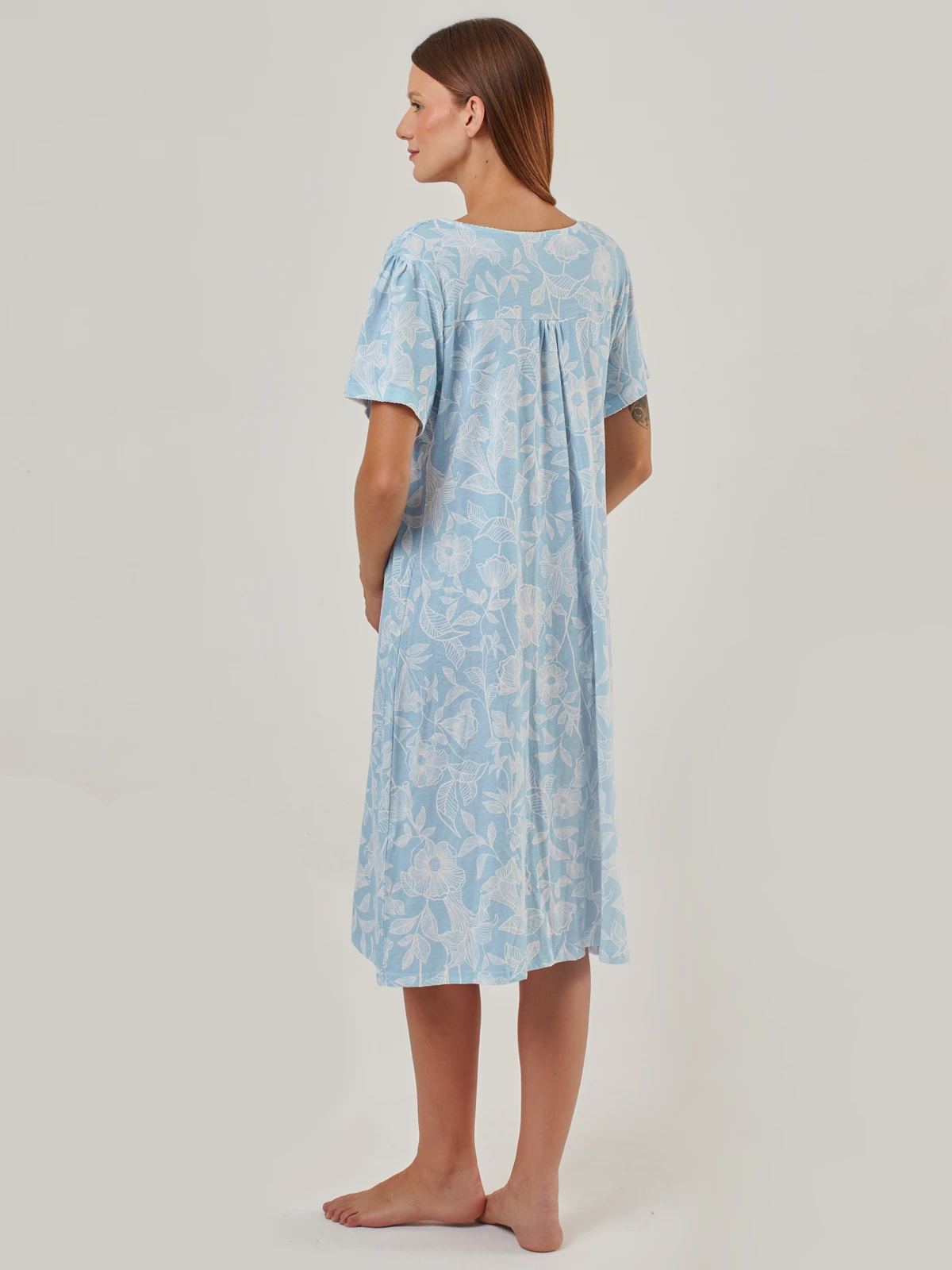 CAMISA PIJAMA MANGA CORTA MUJER AZIZ NEW ENFASIS - 2