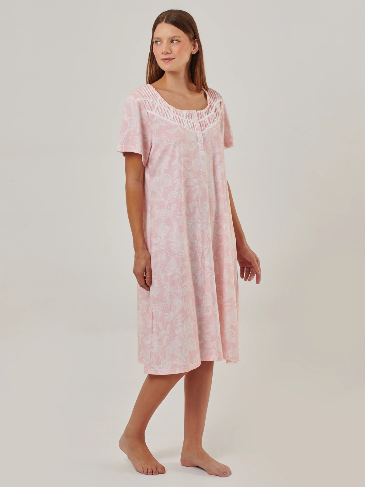 CAMISA PIJAMA MANGA CORTA MUJER AZIZ NEW ENFASIS - 3