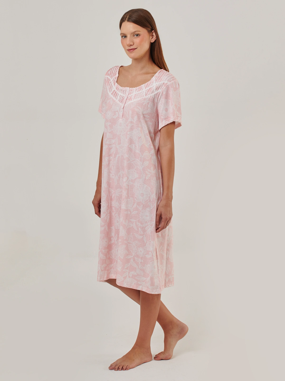 CAMISA PIJAMA MANGA CORTA MUJER AZIZ NEW ENFASIS - 5