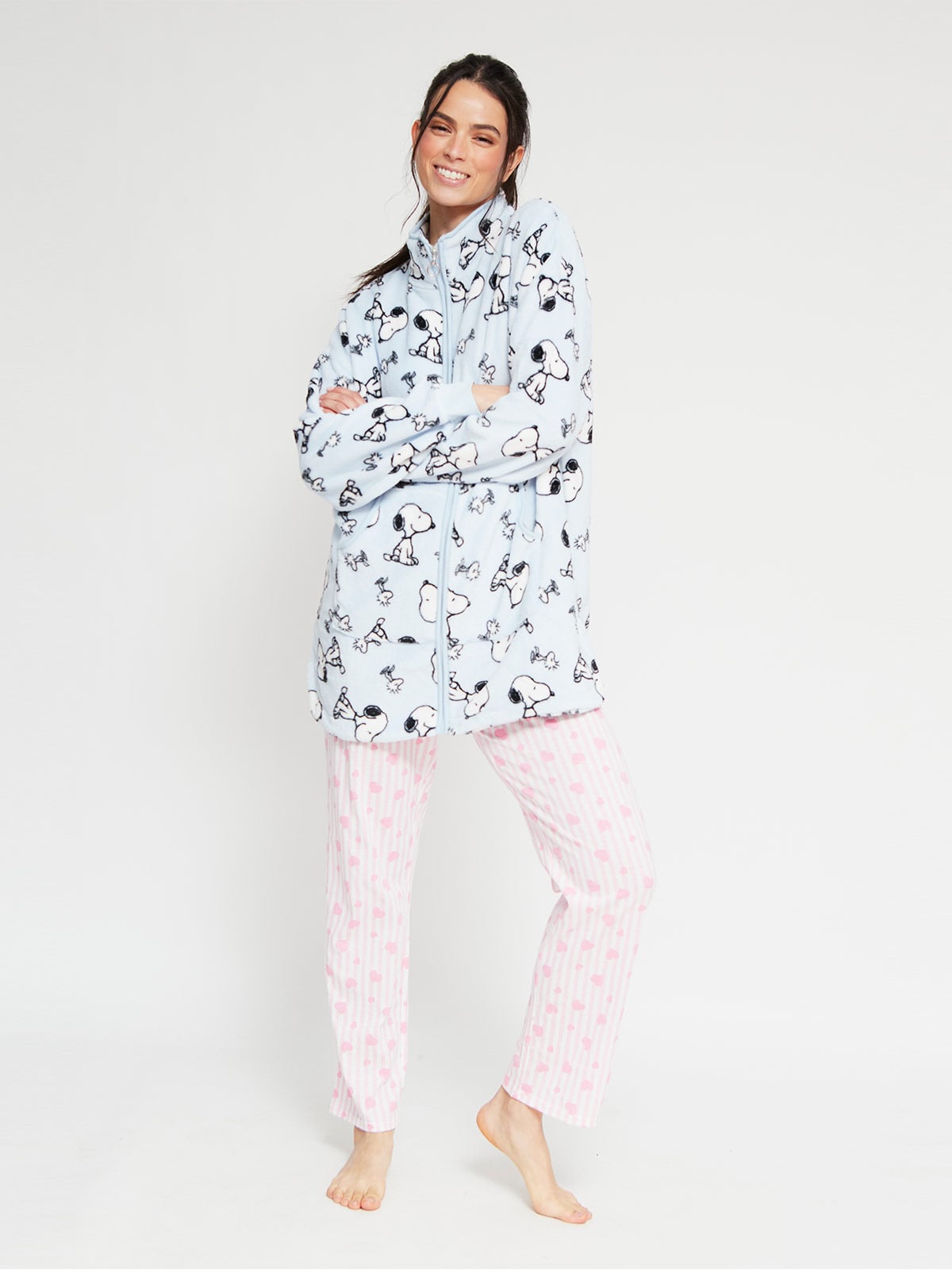 BATA MUJER INDEX ROSADA SNOOPY - 4