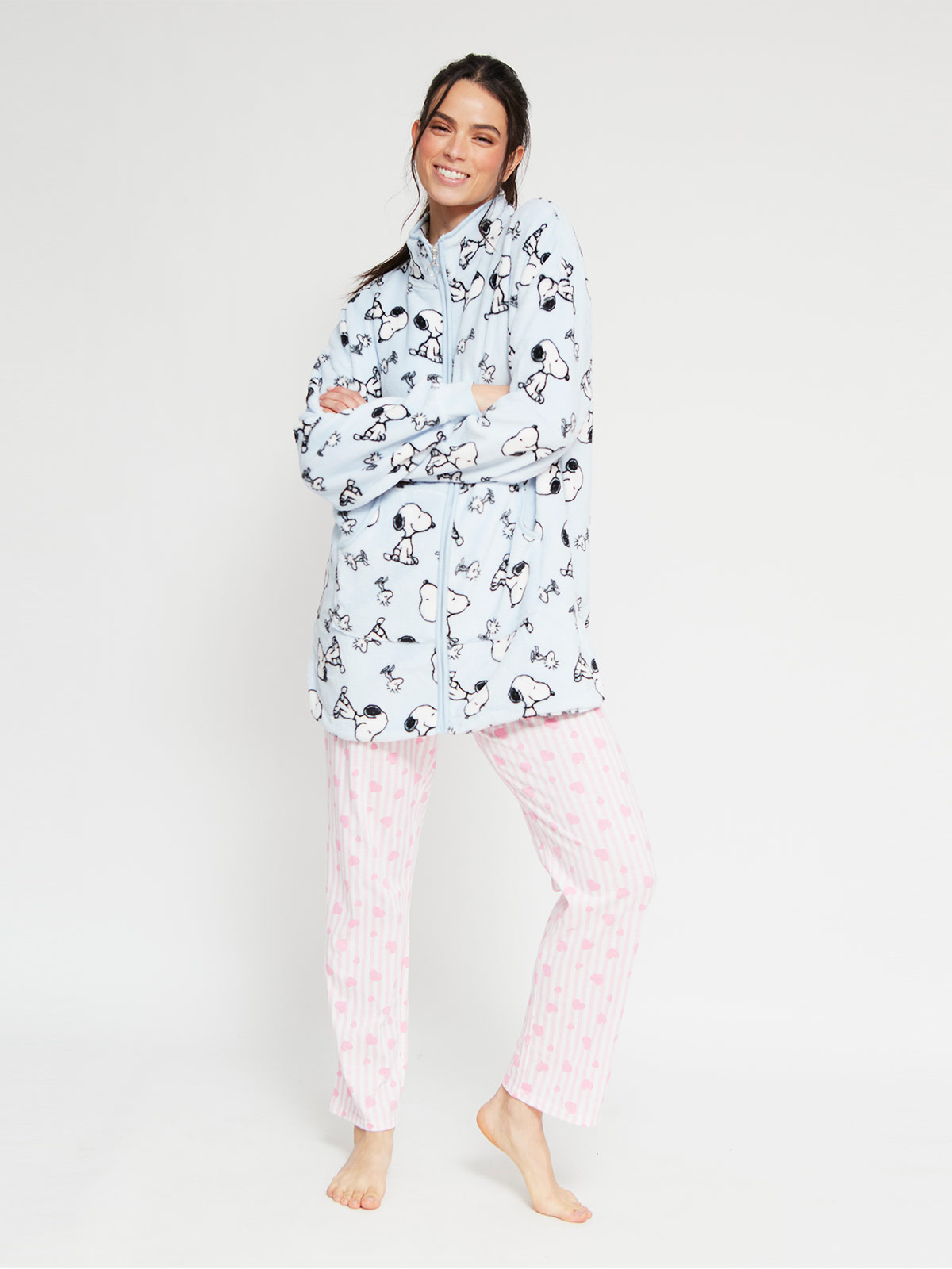 BATA MUJER INDEX ROSADA SNOOPY - 4