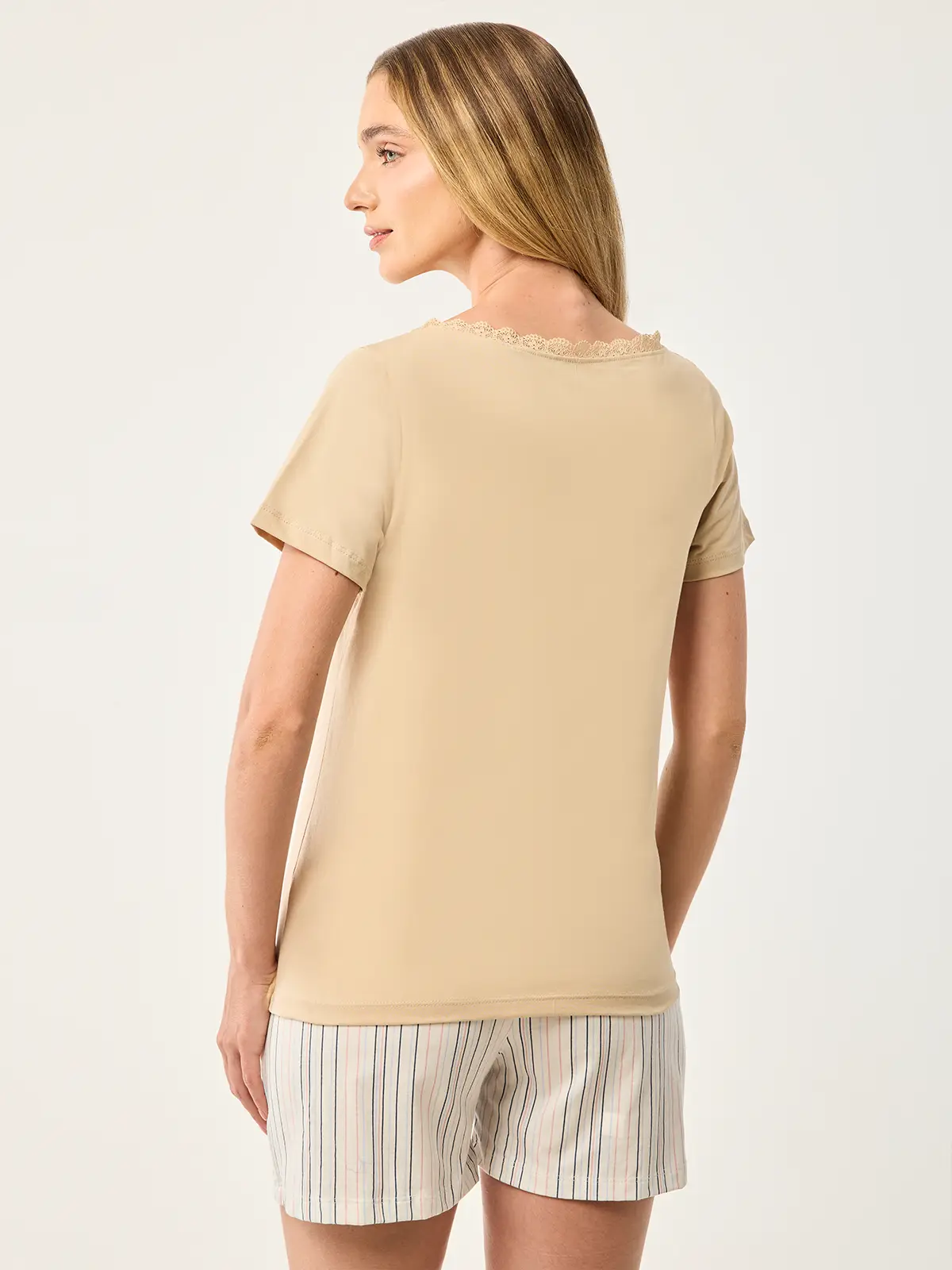 POLO MANGA CORTA MUJER MARQUIS ENCAJE - 2