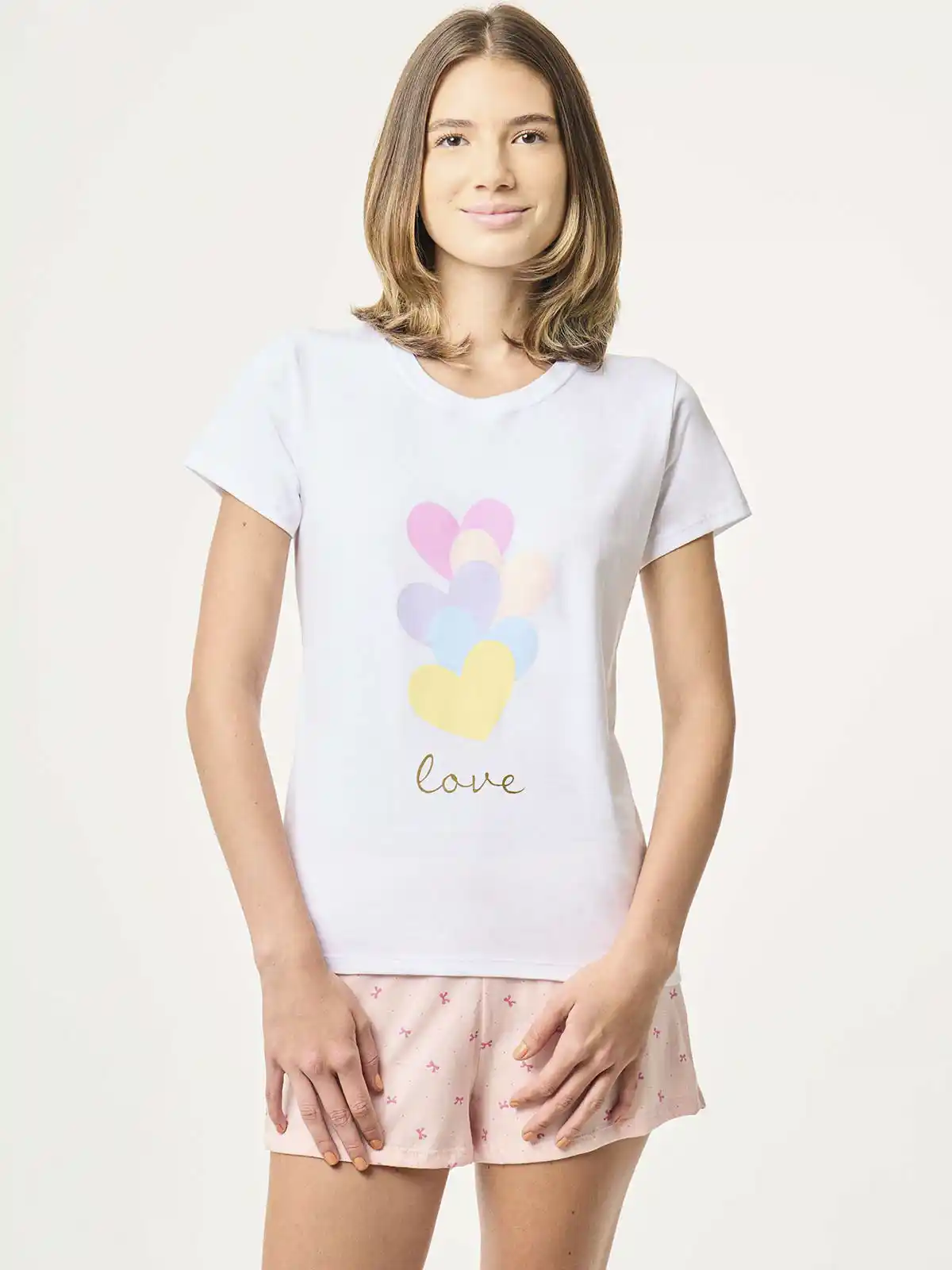 POLO MANGA CORTA MUJER INDEX HEARTS - 1