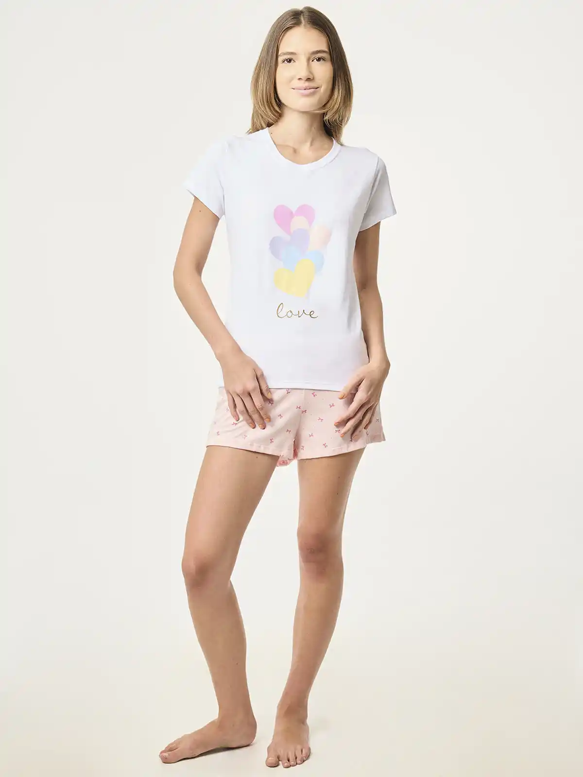 POLO MANGA CORTA MUJER INDEX HEARTS - 5