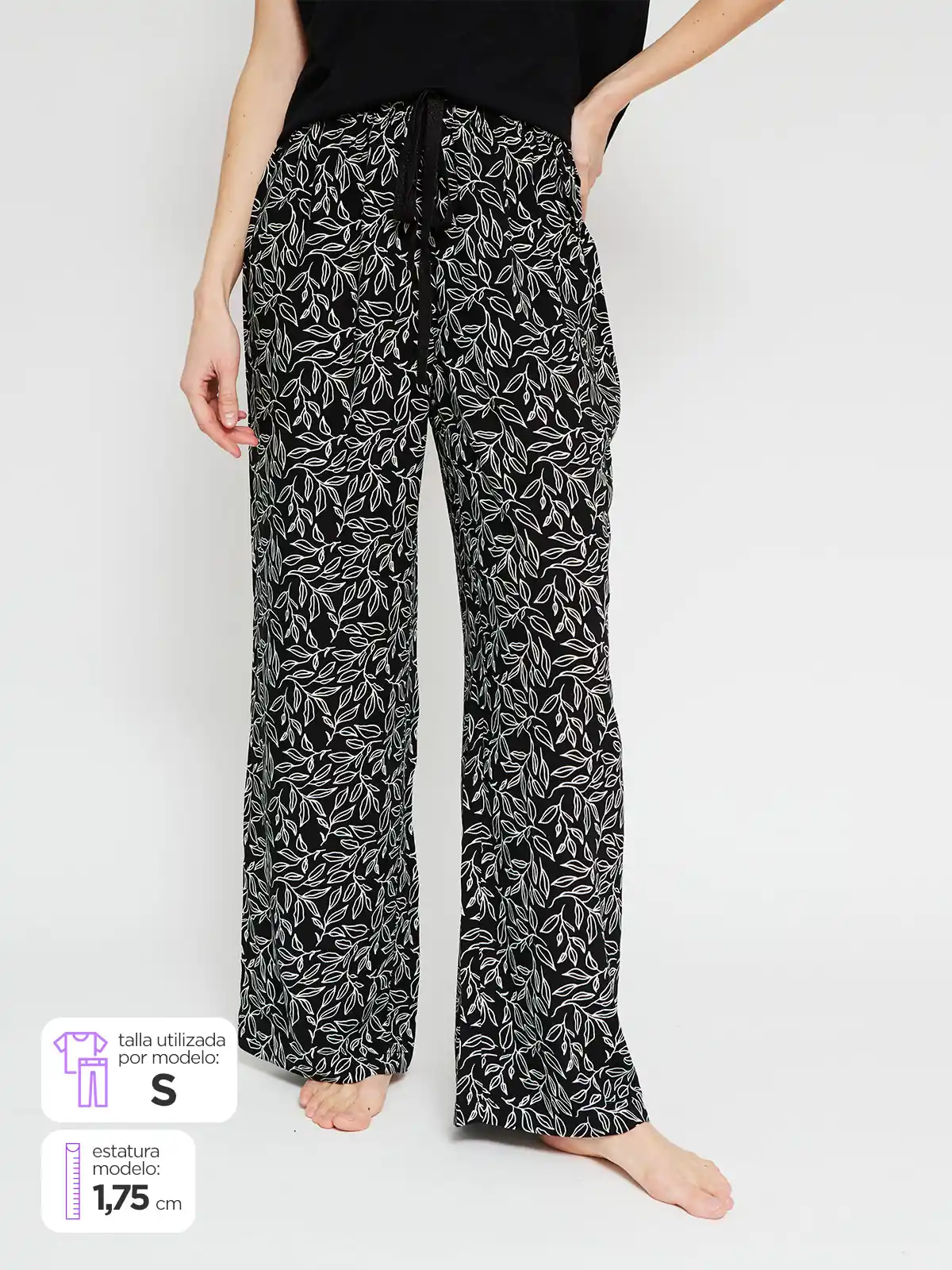 PANTALON PIJAMA RECTO MUJER MARQUIS - 1
