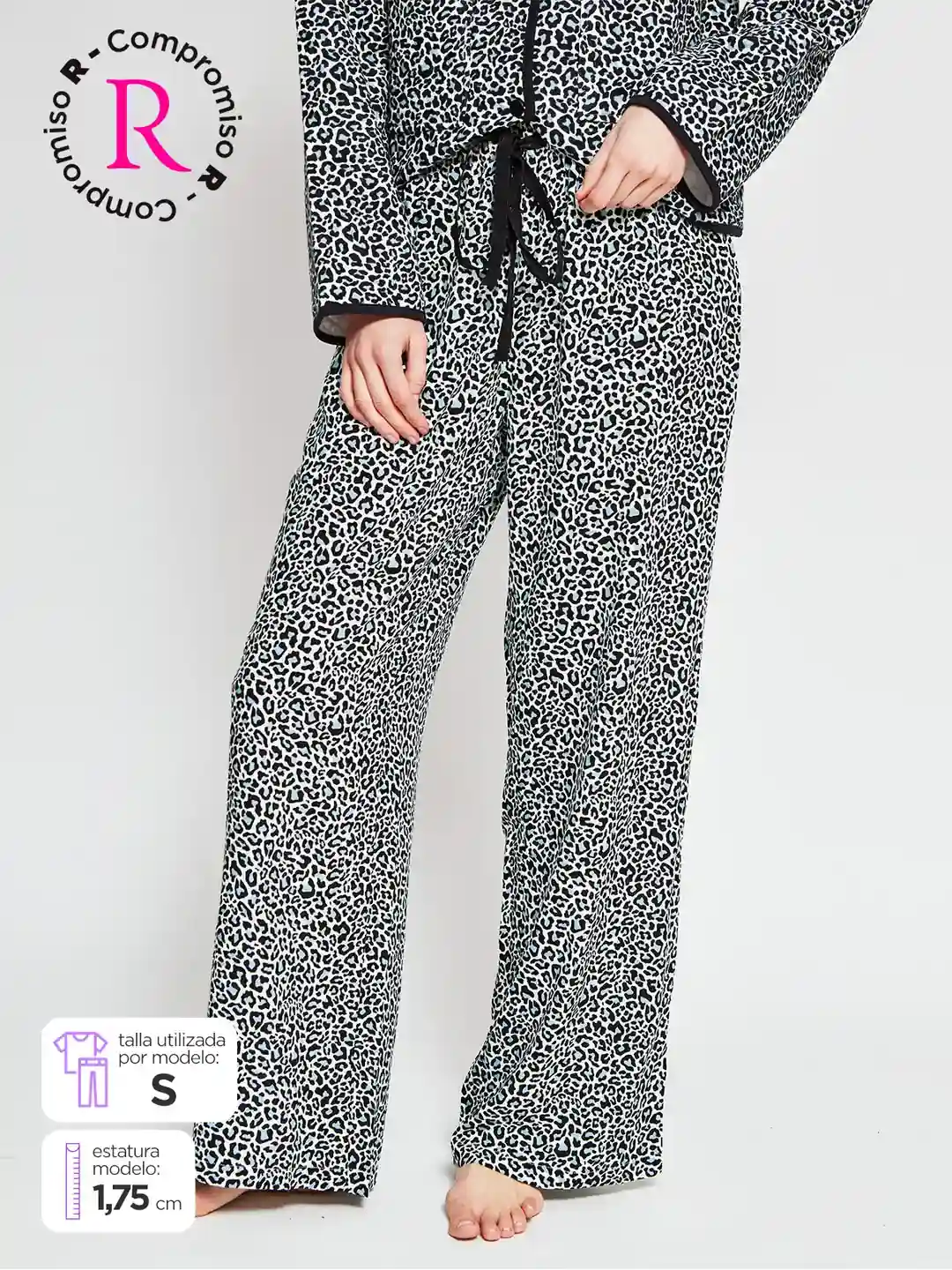 PANTALON PIJAMA RECTO MUJER MARQUIS - 1