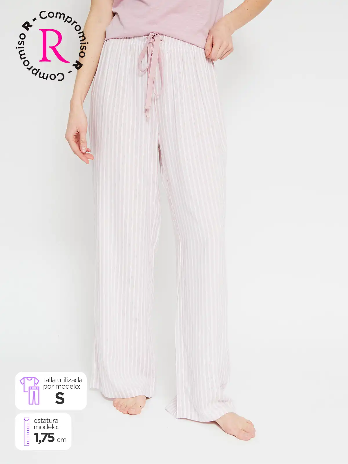 PANTALON PIJAMA RECTO MUJER MARQUIS - 1