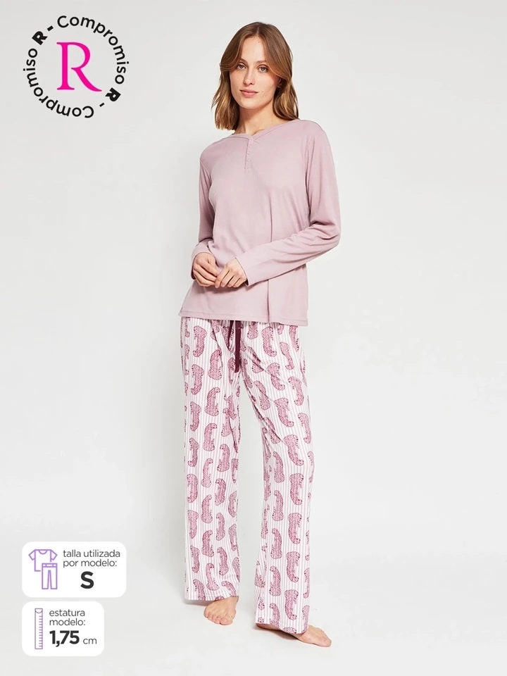 BOTTOM PIJAMA RECTO MUJER MARQUIS - 1