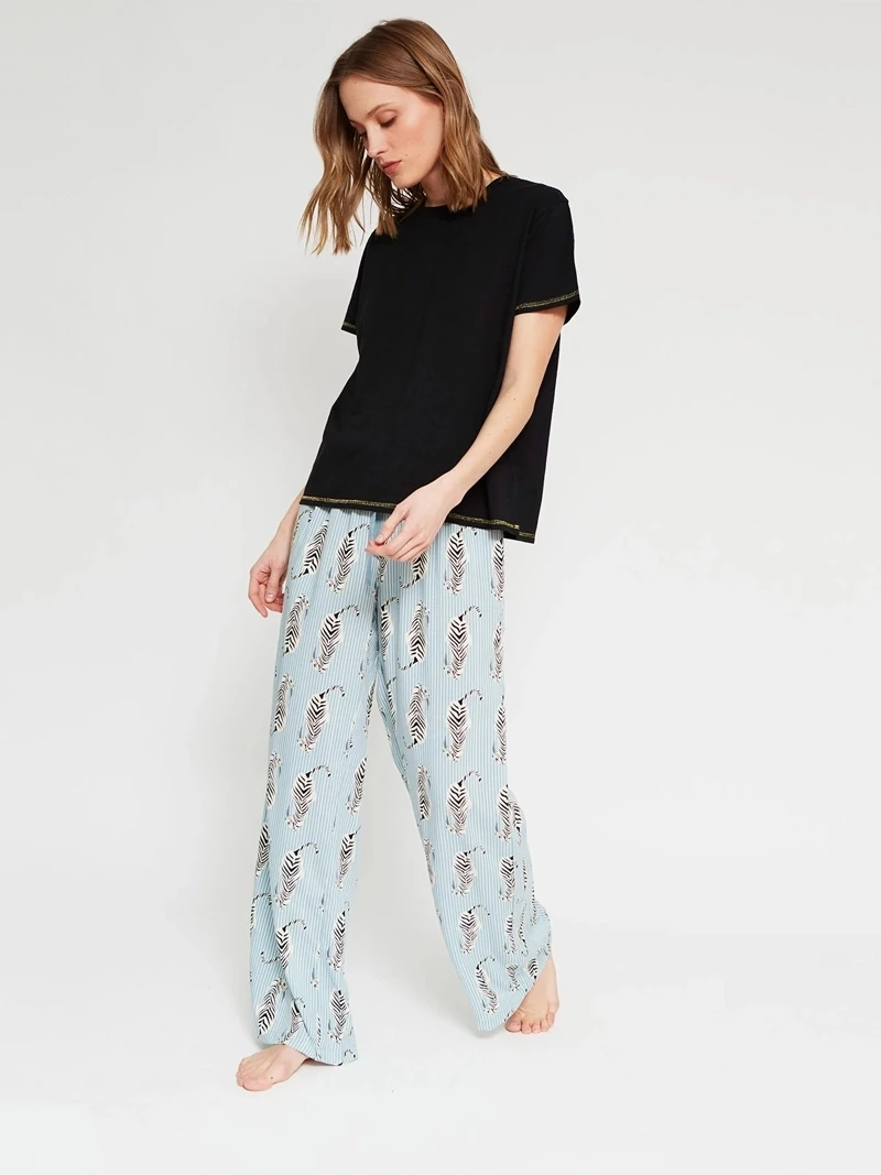 POLO PIJAMA MANGA CORTA ALGODÓNG MUJER MARQUIS - 4