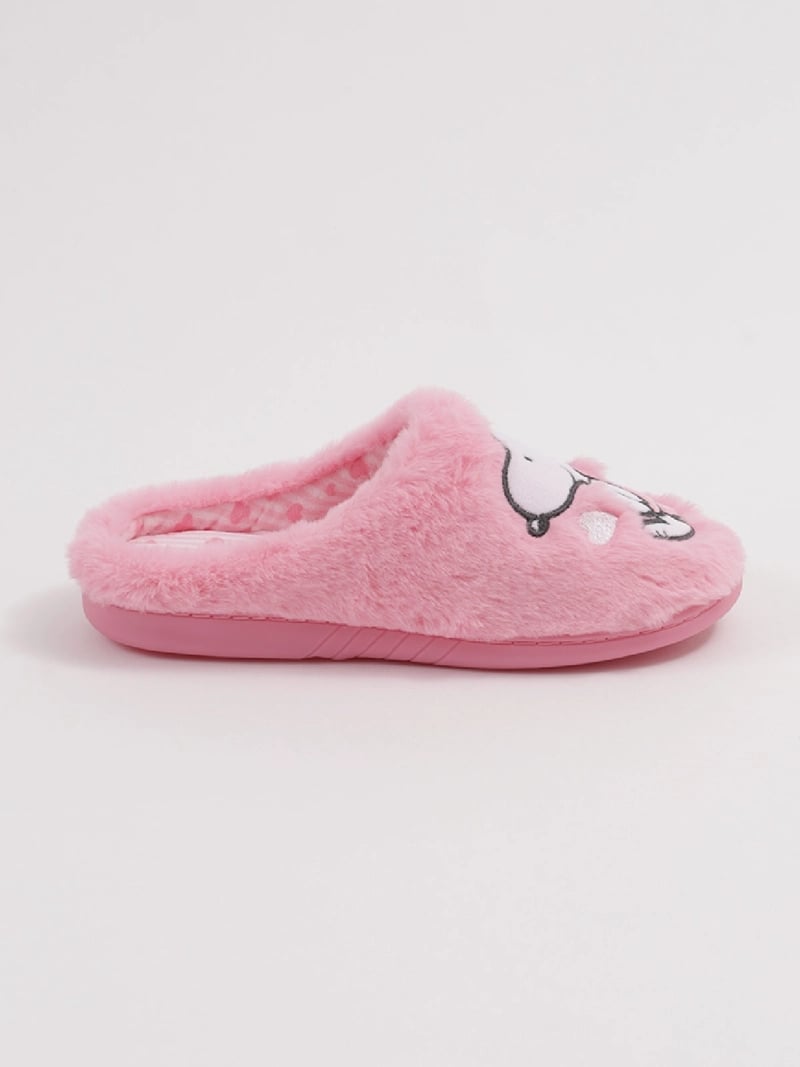 PANTUFLA MUJER INDEX ROSADO SNOOPY - 1