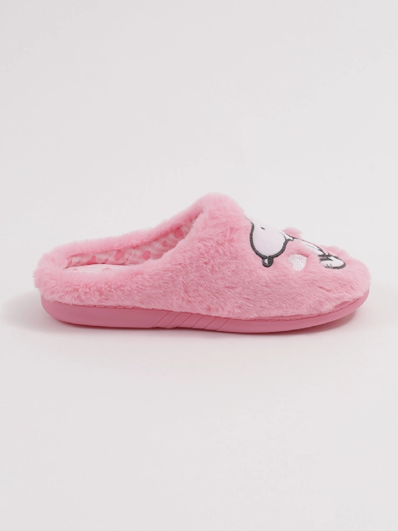 PANTUFLA MUJER INDEX ROSADO SNOOPY - 1