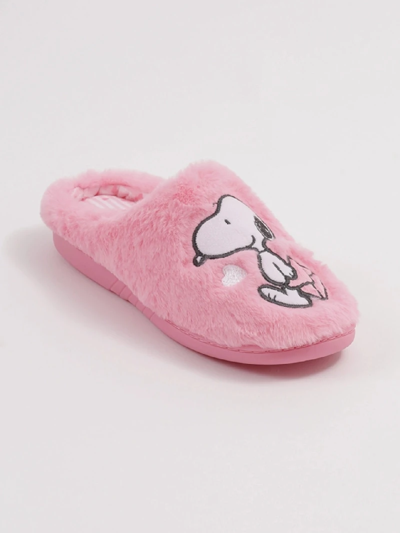 PANTUFLA MUJER INDEX ROSADO SNOOPY - 3