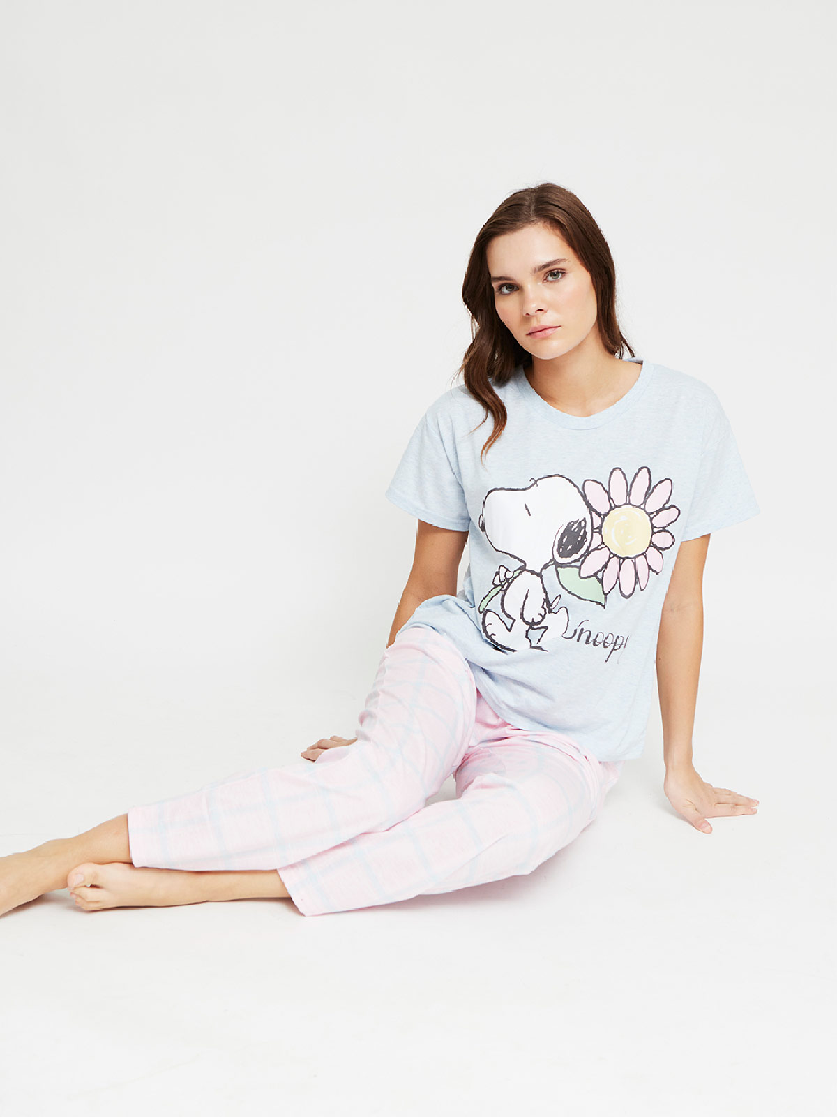 PIJAMA MANGA CORTA MUJER INDEX RECTO SNOOPY - 4