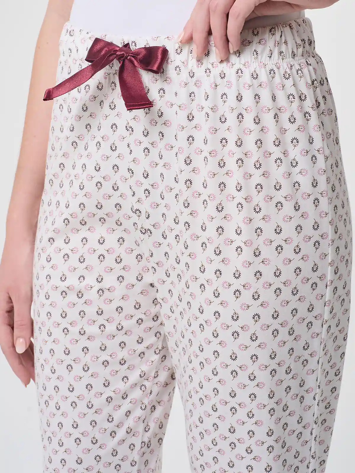 PANTALETA MUJER MARQUIS ECRU PRINT FLORES - 4