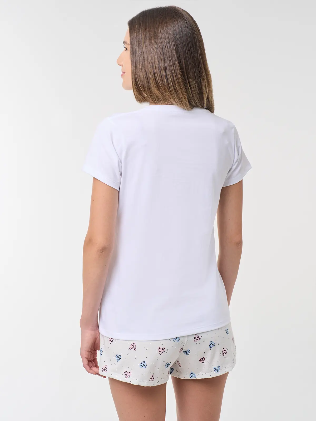 TOP MANGA CORTA MUJER INDEX BLANCO GOOD VIBES - 2