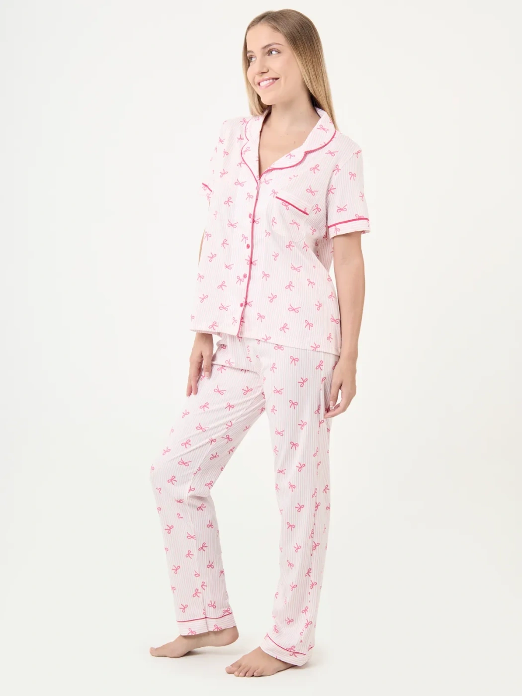 PIJAMA MUJER INDEX HUESO LAZOS - 5