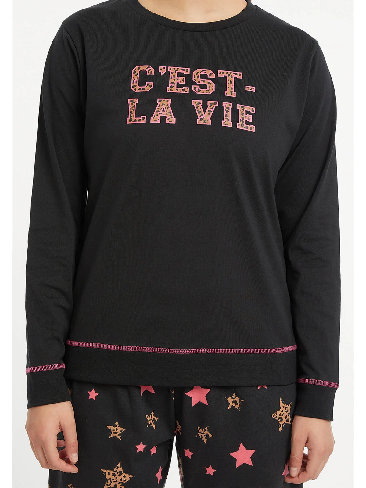 PIJAMA MUJER KAYSER NEGRO - 3