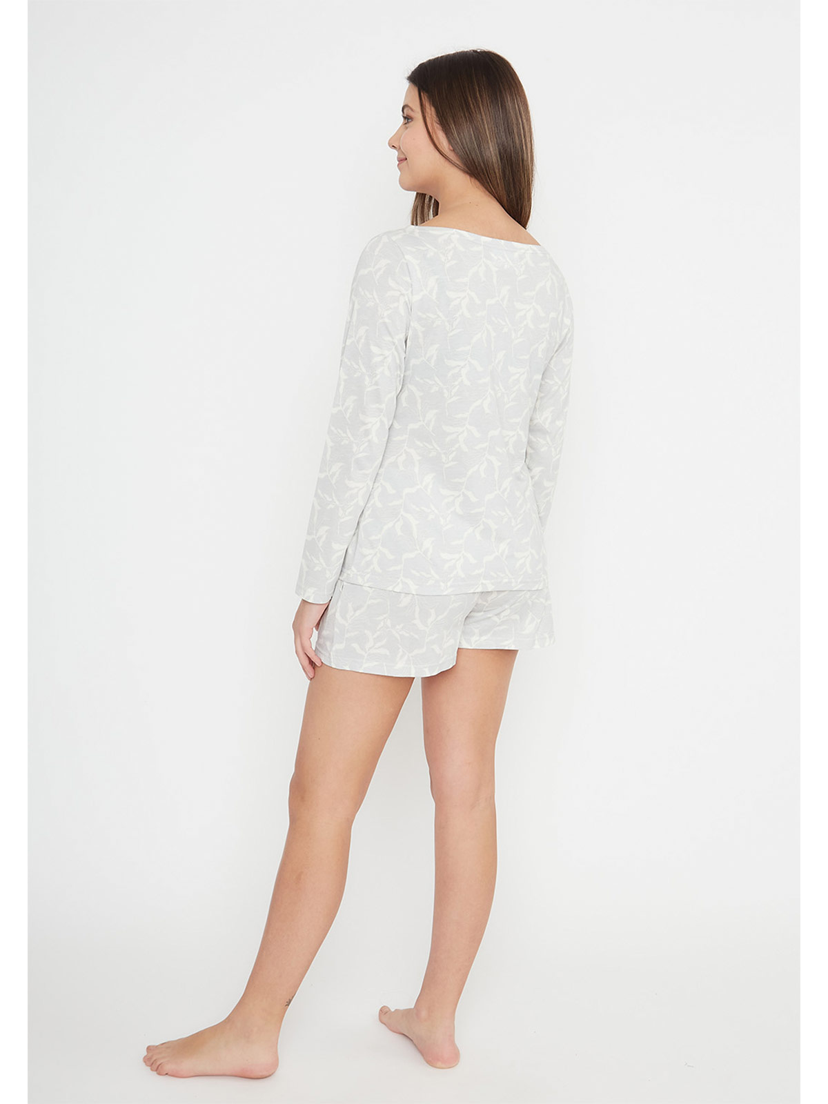 PIJAMA MUJER KAYSER GRIS - 2