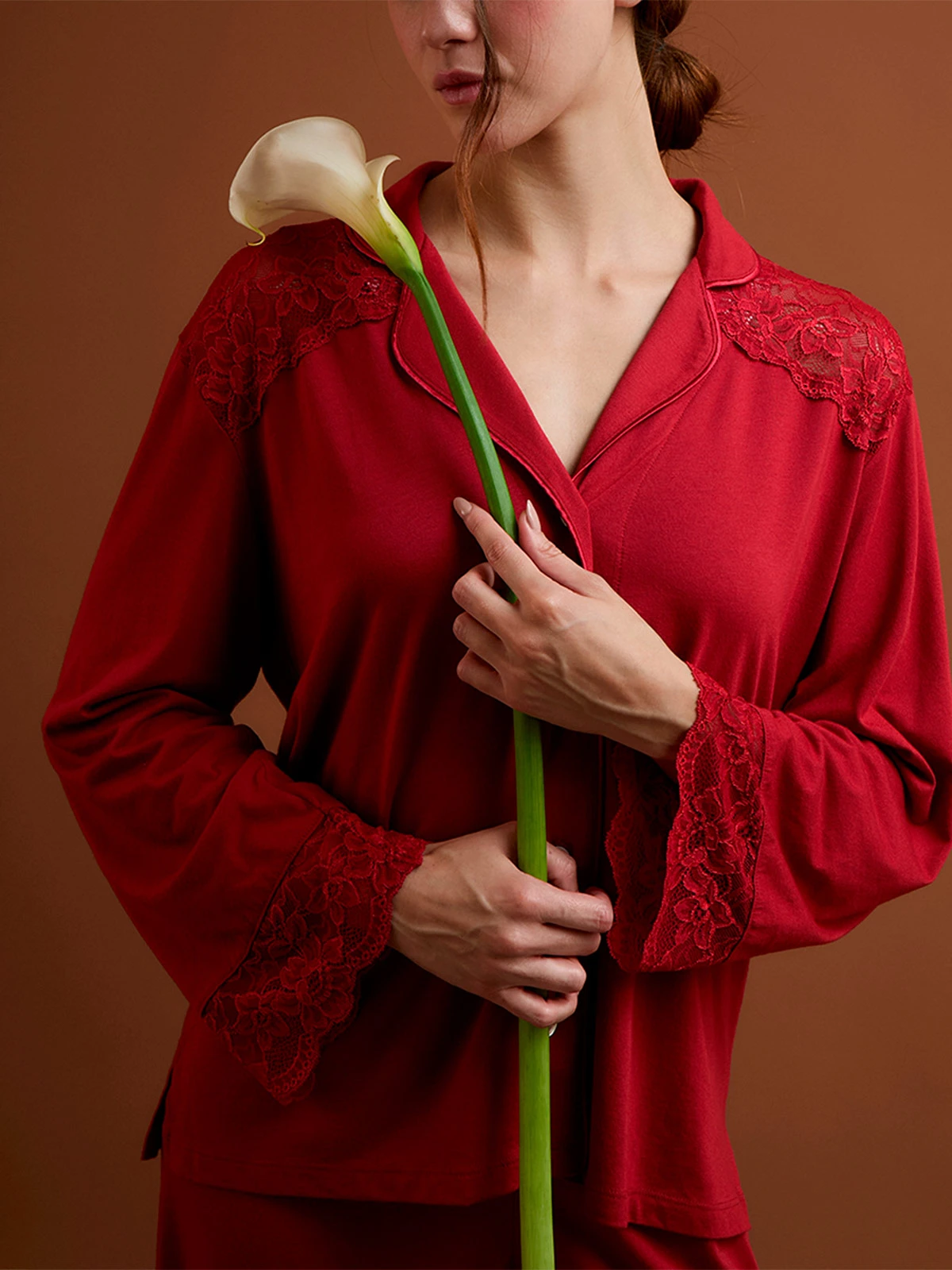PIJAMA MUJER IN BLOOM BOYFRIEND VERA BRIDAL - 2
