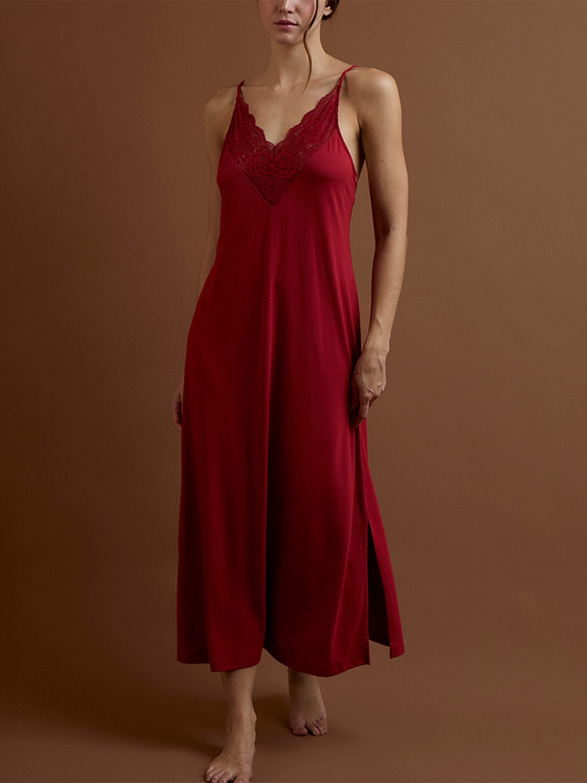 CAMISOLA MUJER IN BLOOM TIRITAS MIDI BRIDAL - 1