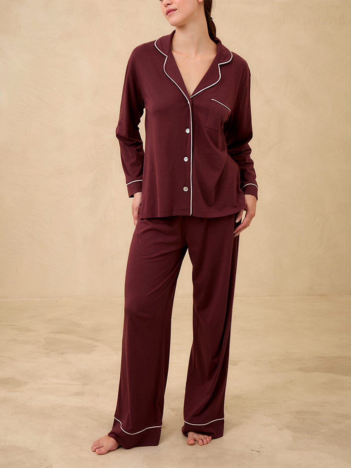 PIJAMA LARGO MUJER IN BLOOM BOYFRIEND - 1