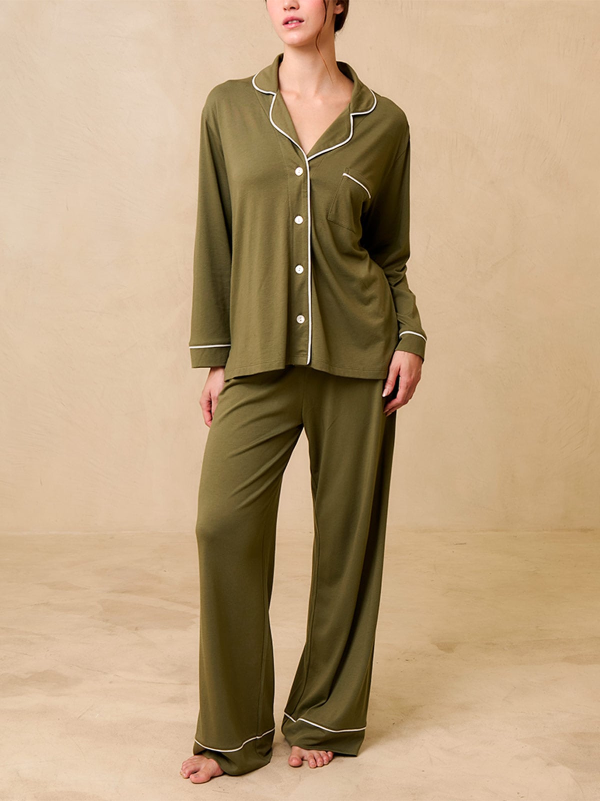 PIJAMA LARGO MUJER IN BLOOM BOYFRIEND - 1