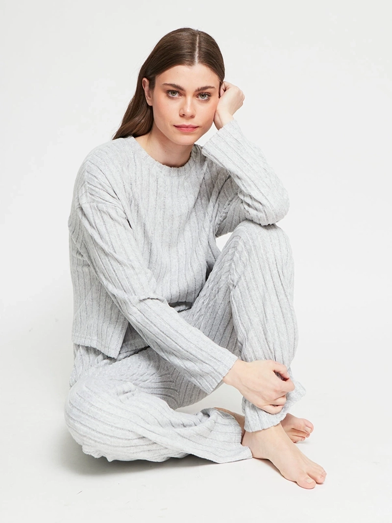 PIJAMA MUJER MARQUIS LOUNGE NEGRO - 4